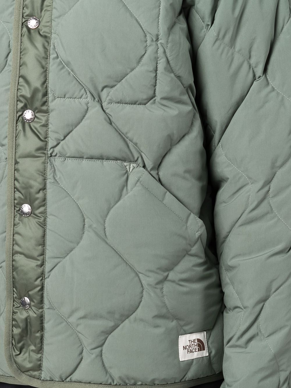 фото The north face стеганый пуховик m66