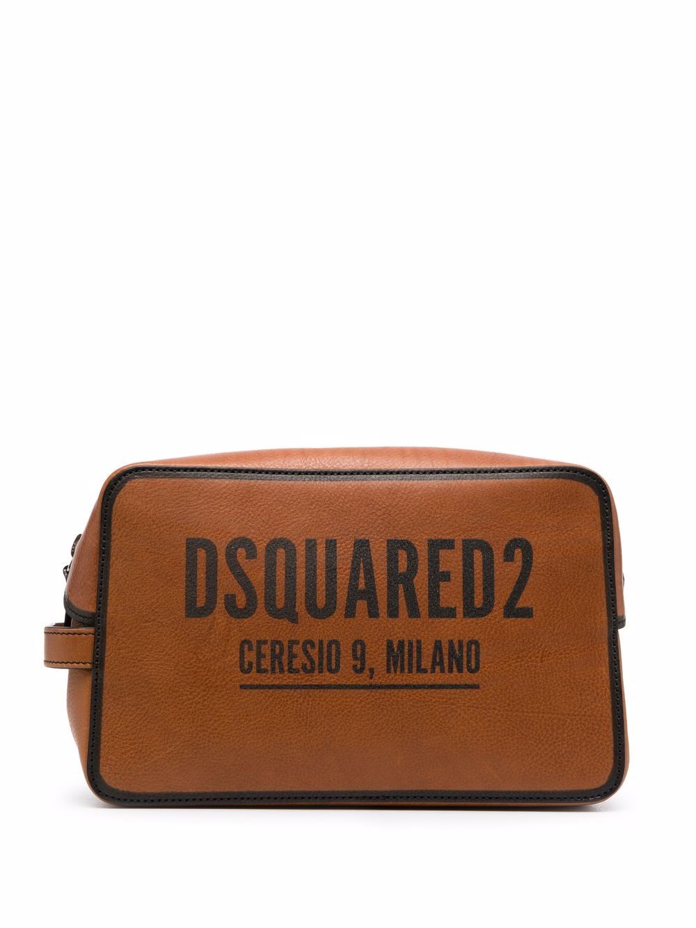 

Dsquared2 neceser con logo estampado - Marrón