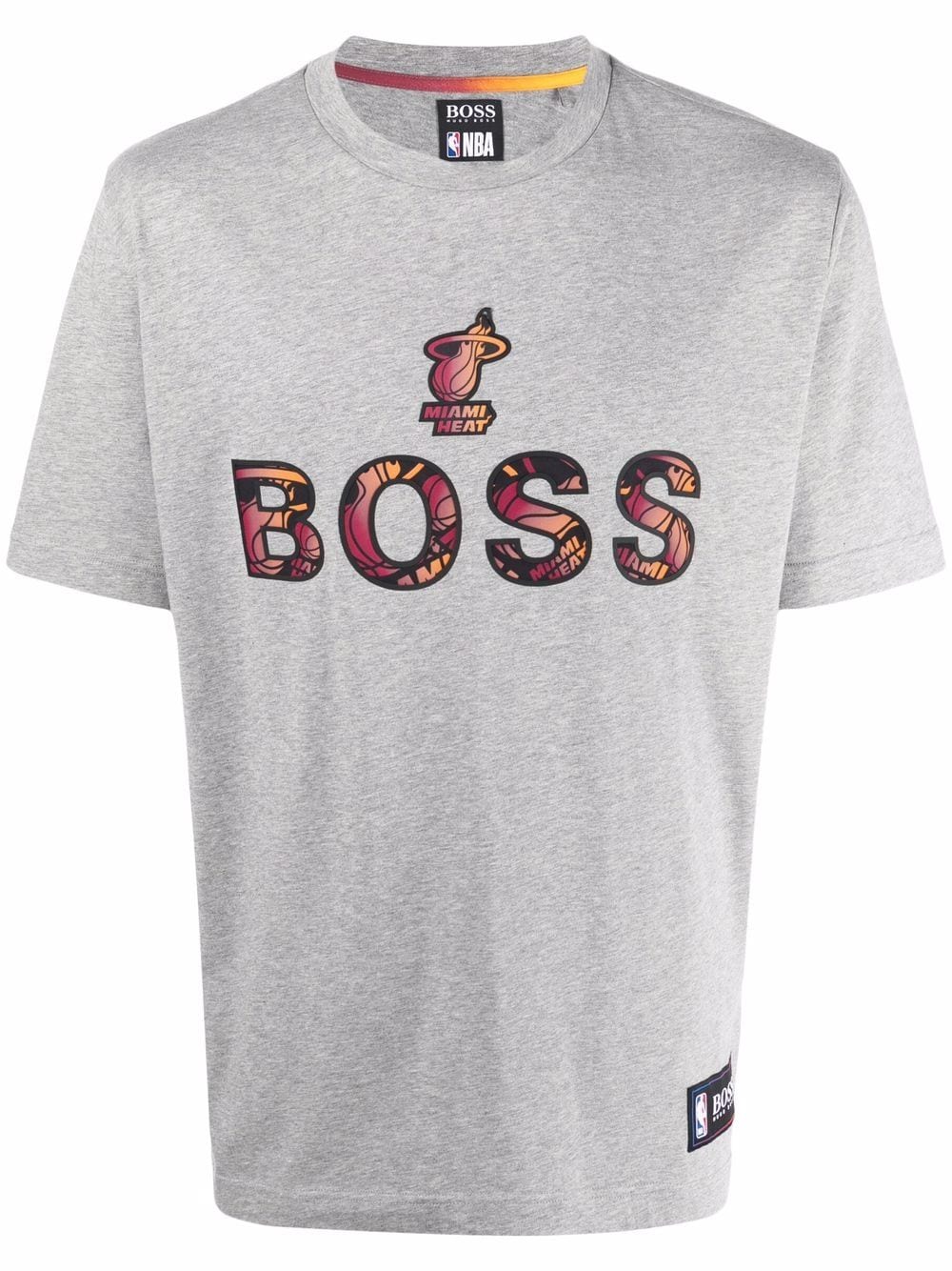 ＜Farfetch＞ BOSS ロゴ Tシャツ - グレー