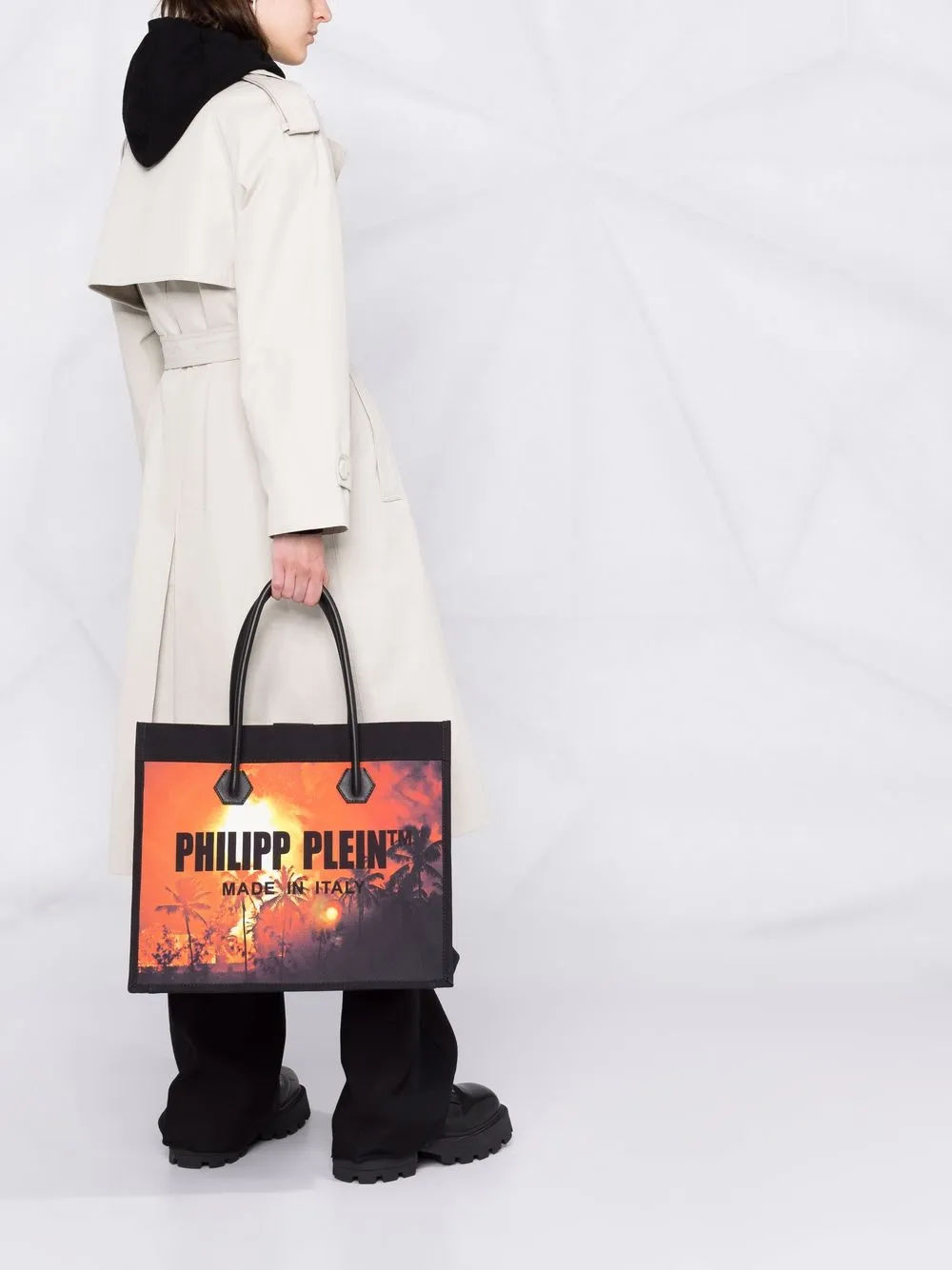 фото Philipp plein сумка-тоут firewoods