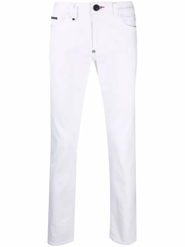 Philipp Plein スリムジーンズ | ホワイト | FARFETCH JP Philipp Plein スリムジーンズ | ホワイト | FARFETCH JP