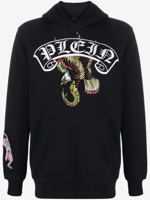 Philipp Plein hoodie con logo estampado