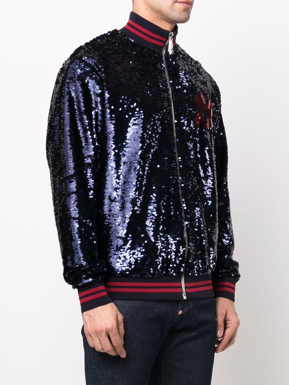 Philipp Plein x New York Yankees sequined jacket Men