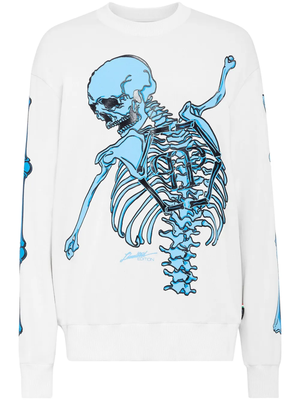 Philipp Plein Felpa con stampa - Bianco