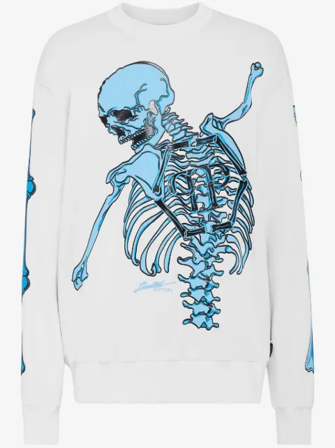 Philipp Plein sudadera con motivo Skull