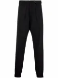 Philipp Plein skull-motif rhinestone track trousers - Black