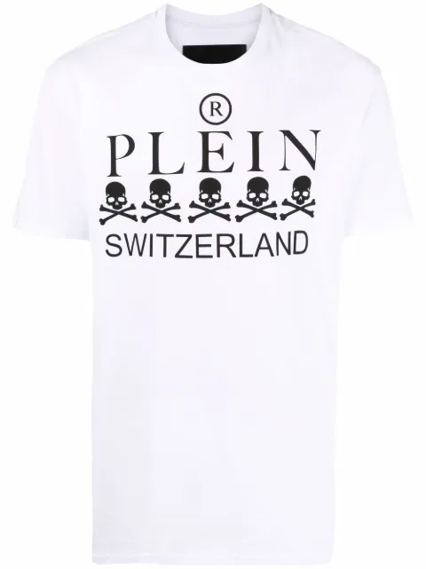 Philipp Plein Iconic Plein logo-print cotton T-shirt 