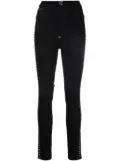 Philipp Plein crystal-embellished jeggings - Black