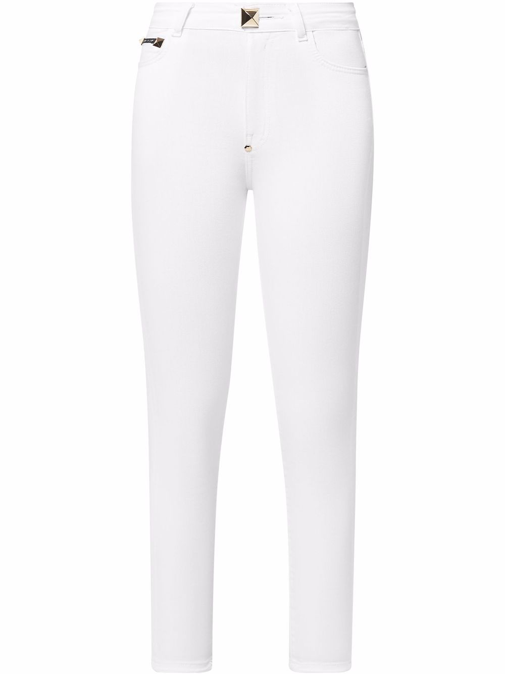 

Philipp Plein pyramid stud-detail high-rise skinny jeans - Blue