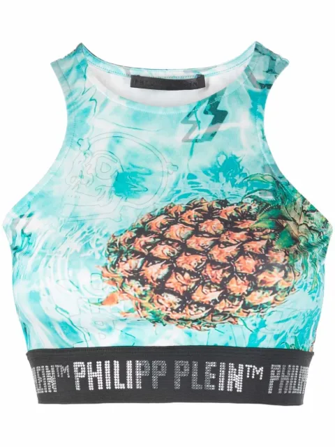 Philipp Plein Pineapple Skies jogging top