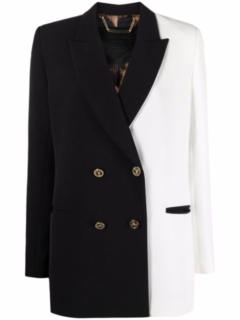 Philipp Plein double-breasted two-tone blazer Women