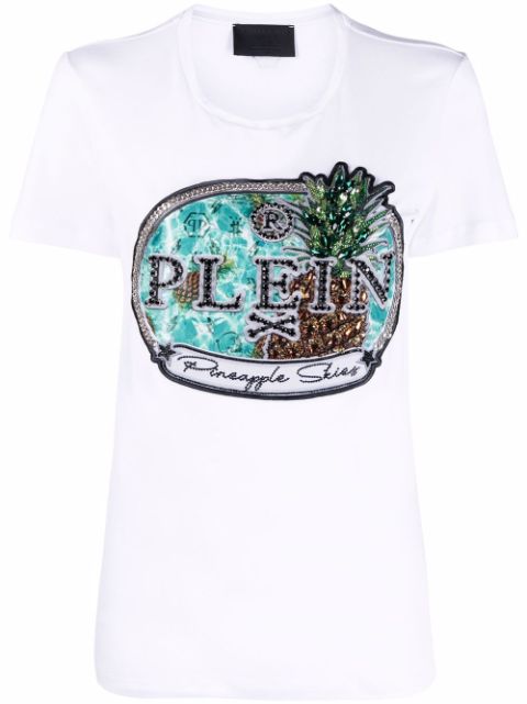 Philipp Plein logo-print short-sleeve T-shirt Women