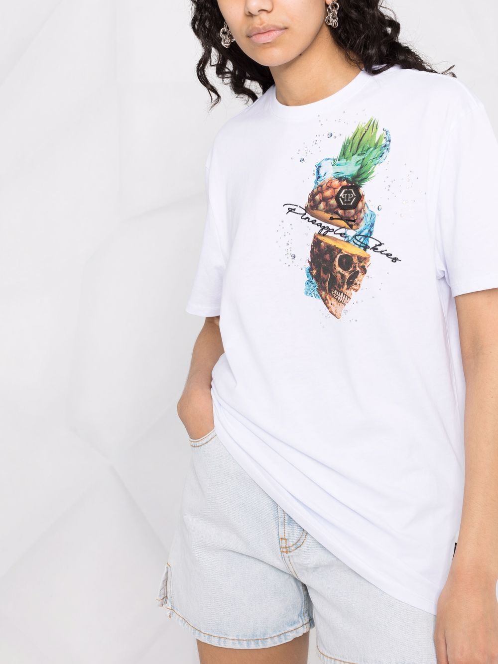 Philipp Plein Pineapple Skies T-shirt Women