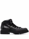 Doucal's lace-up ankle boots - Black
