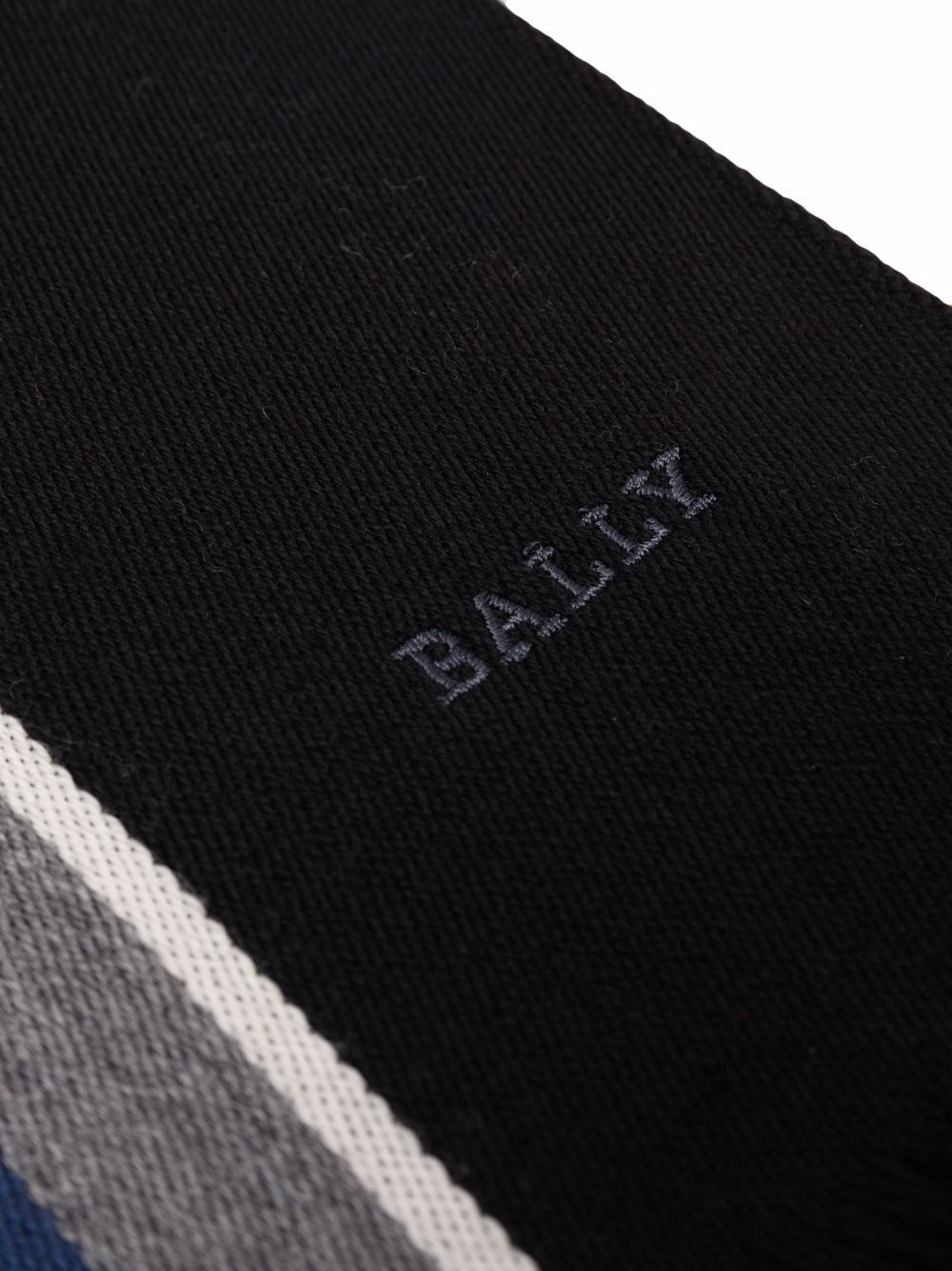 фото Bally шерстяной шарф в полоску