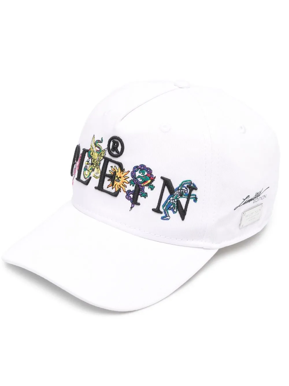 

Philipp Plein Tattoo Patches baseball cap - White