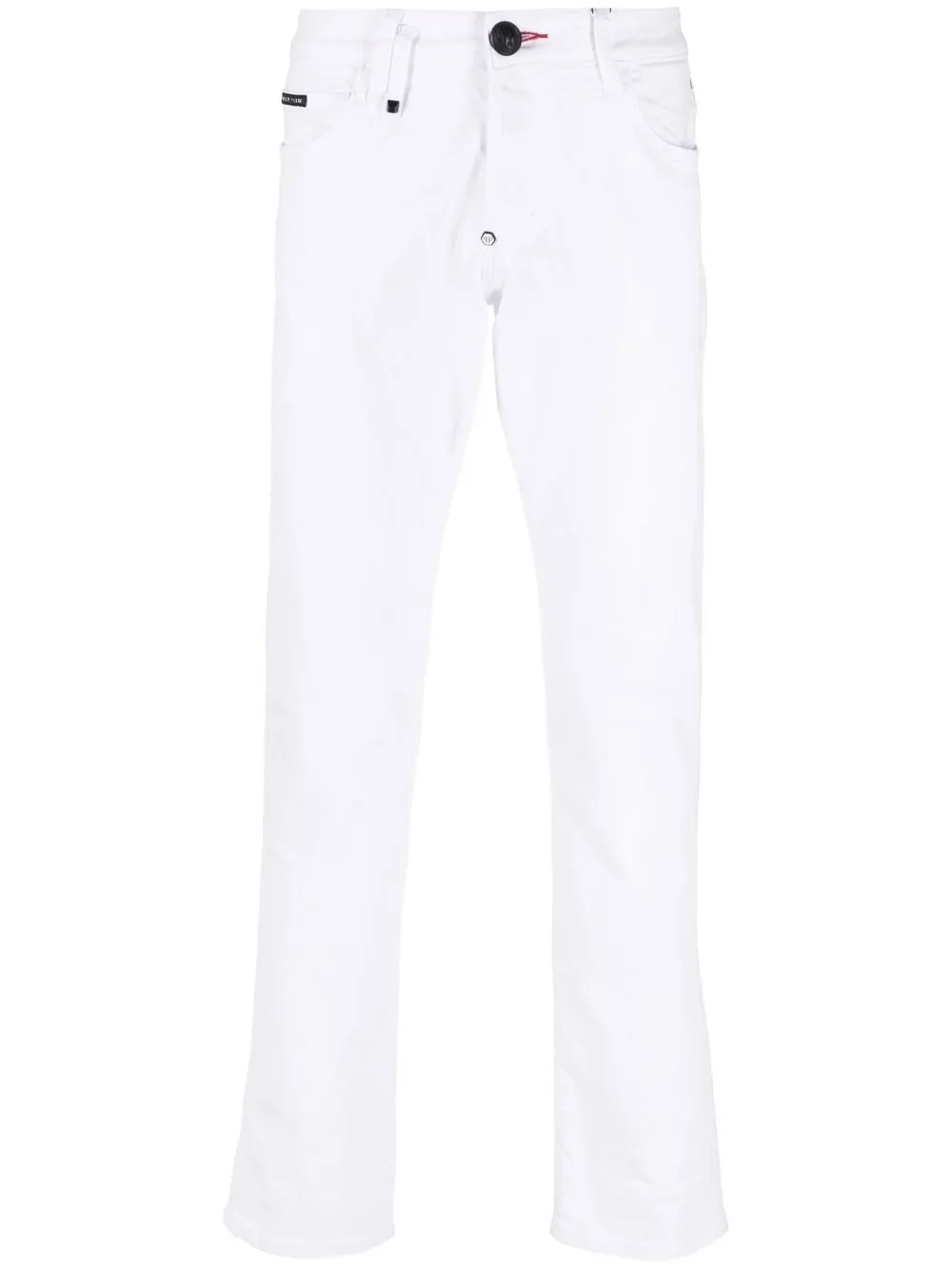 

Philipp Plein straight-leg denim trousers - White