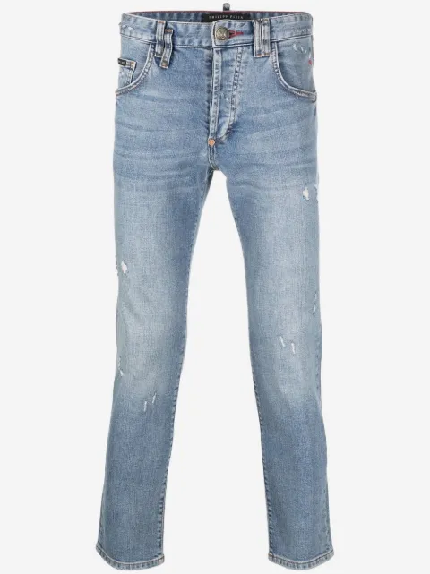 Philipp Plein jeans slim con logo bordado
