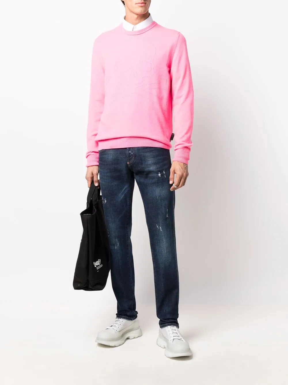 Philipp Plein Straight jeans - Blauw