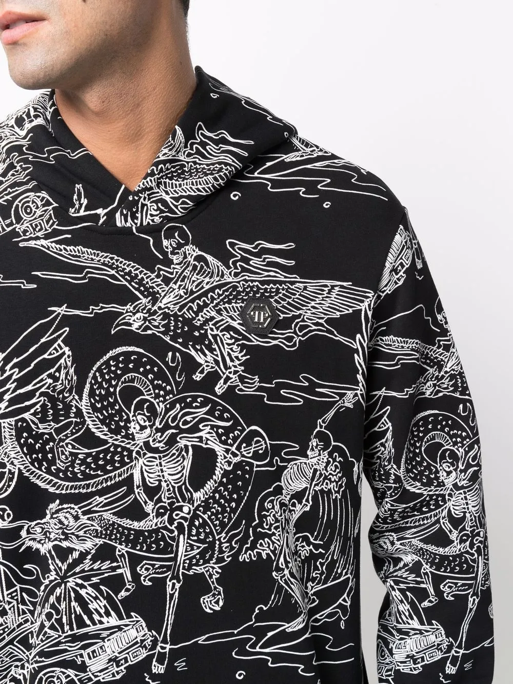 фото Philipp plein худи с вышивкой