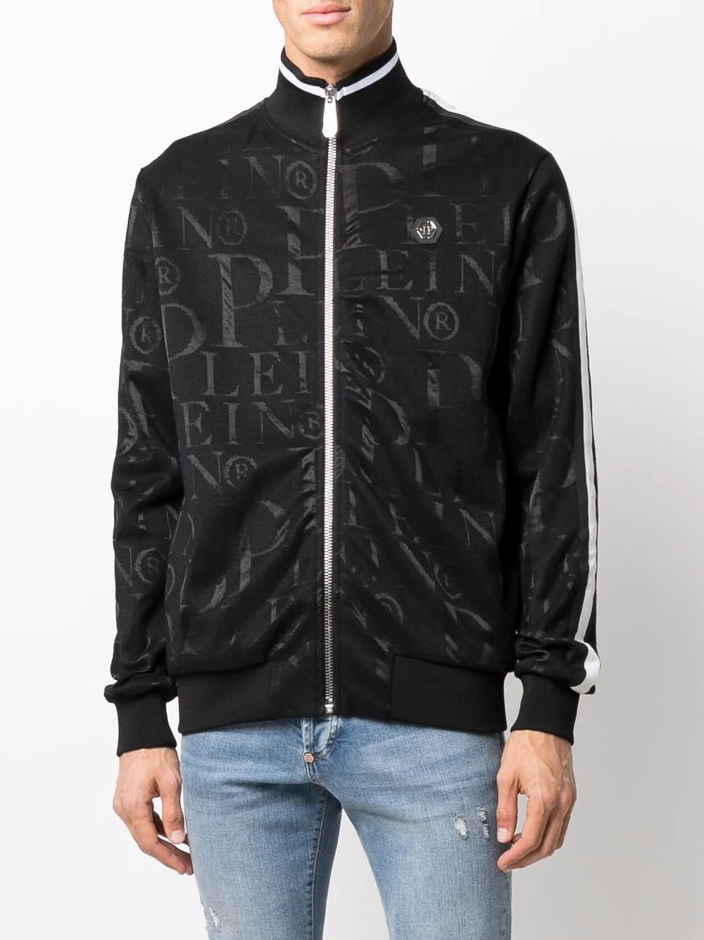 фото Philipp plein спортивная куртка на молнии с логотипом