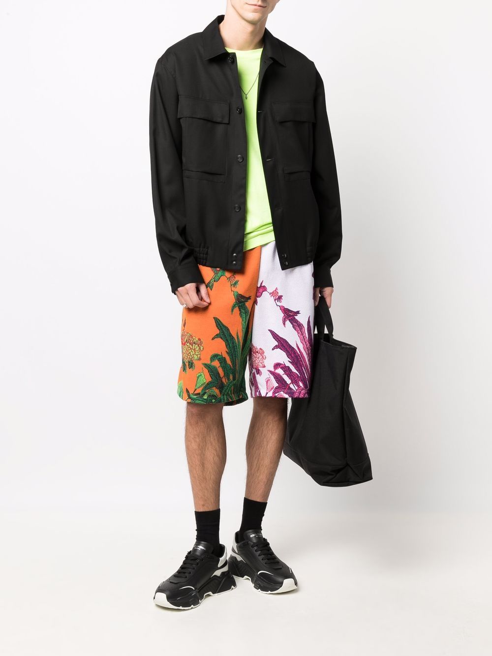 фото Philipp plein спортивные шорты с цветочным принтом