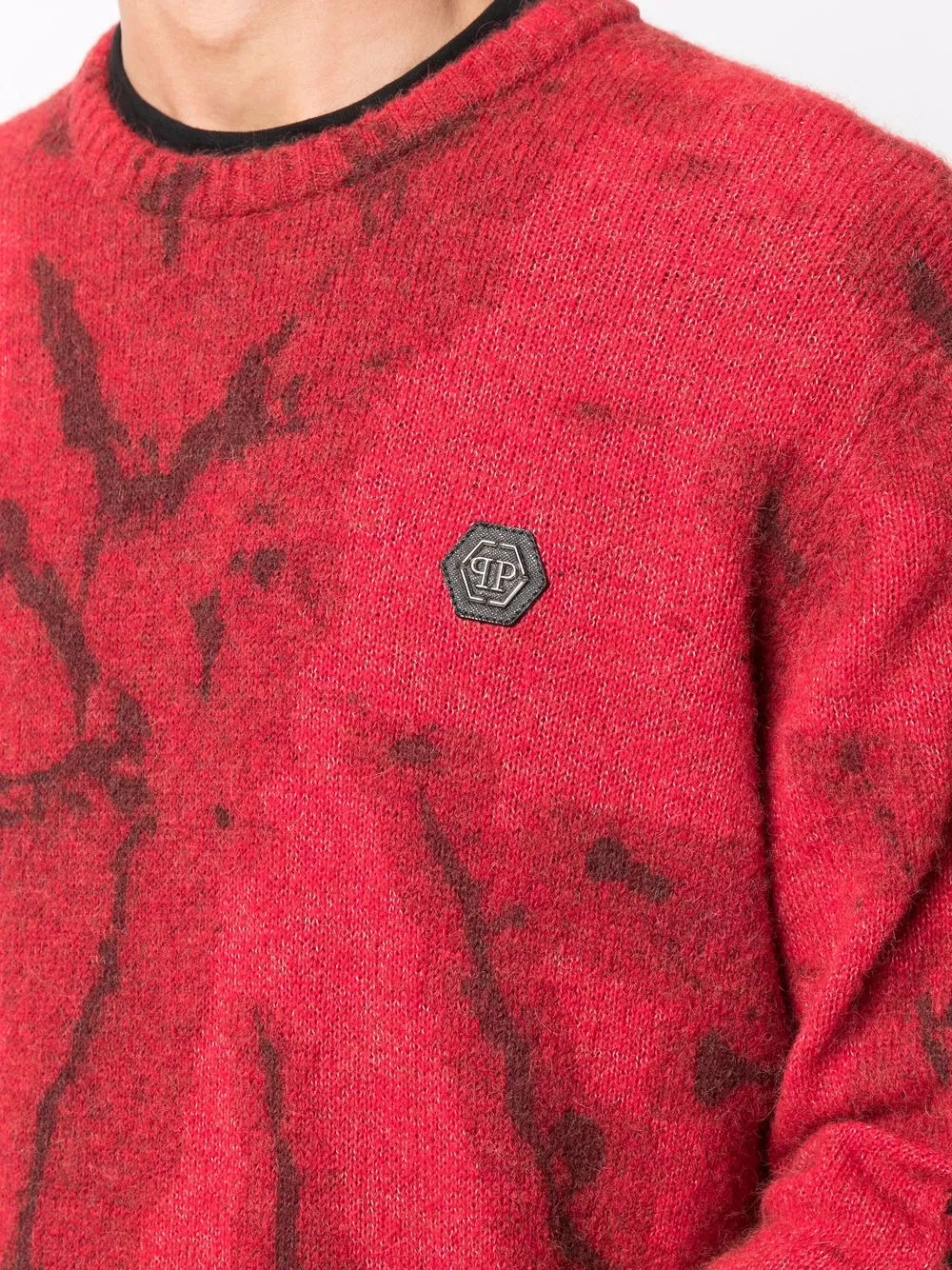 фото Philipp plein толстовка с эффектом потертости