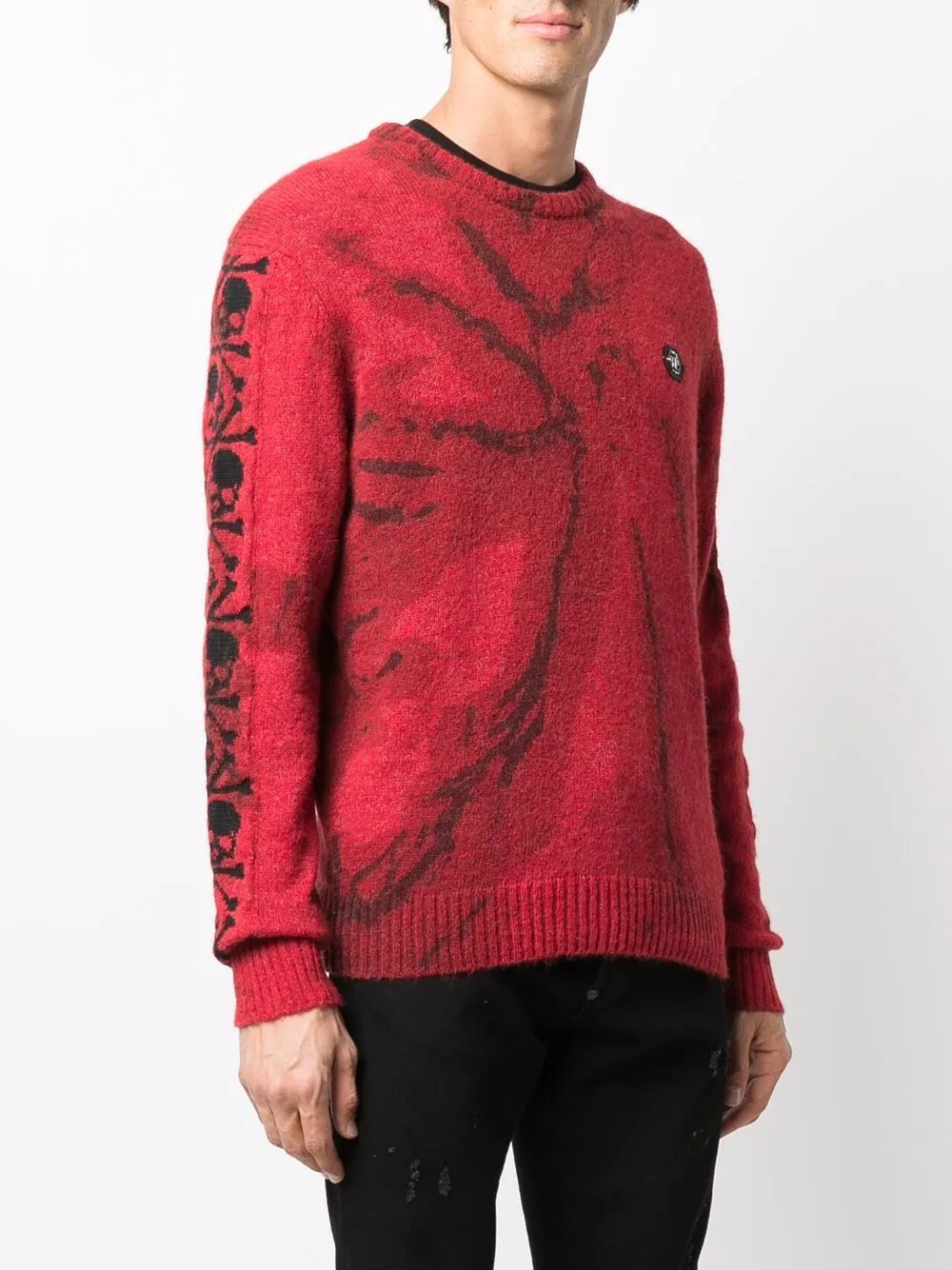 фото Philipp plein толстовка с эффектом потертости