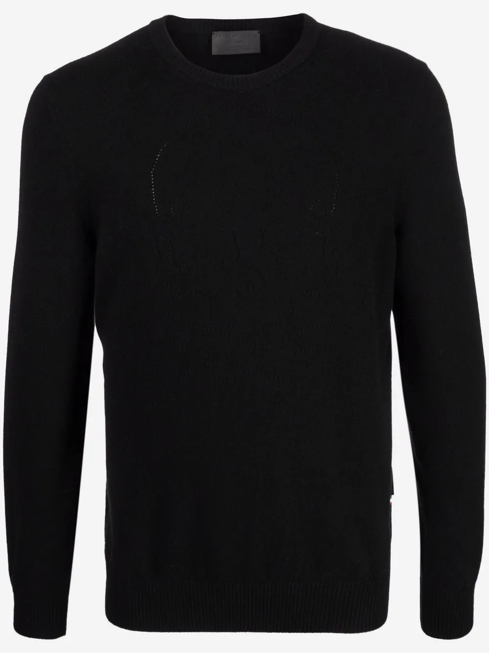 Philipp Plein round neck knitted jumper | Black | Image 1