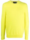 Philipp Plein Skull pointelle-knit cashmere jumper - Yellow