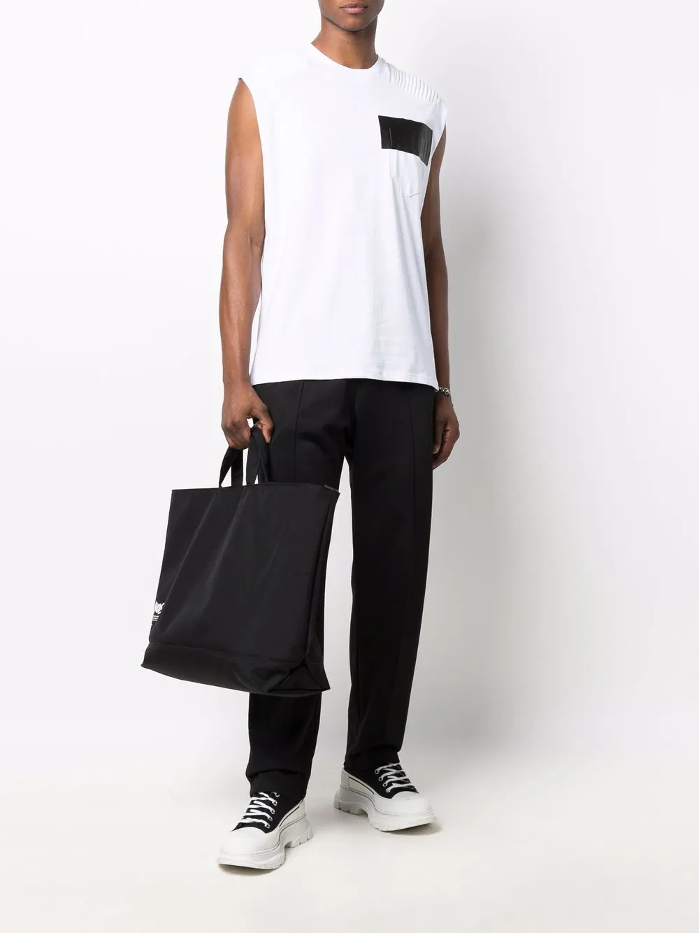 Philipp Plein logo sleeveless top | Vests & Tank Tops | Image 2