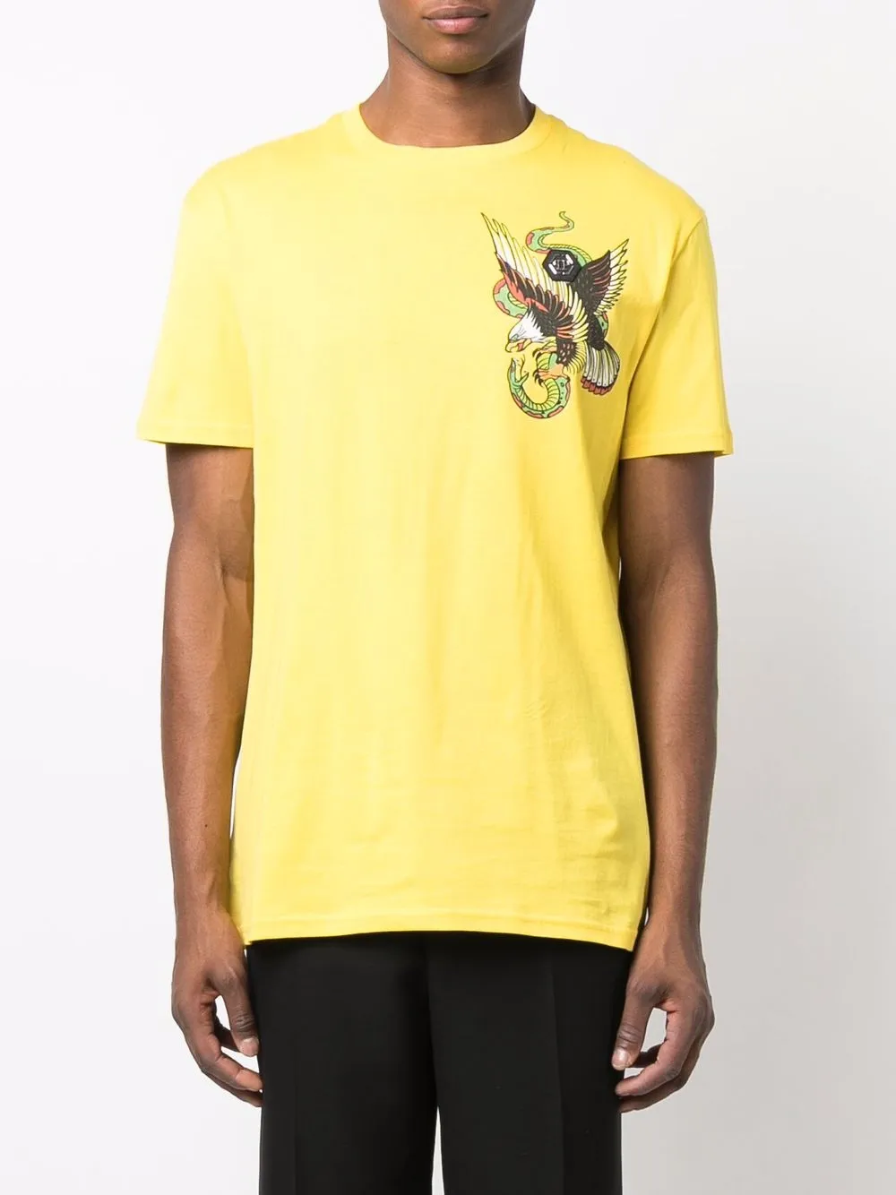 фото Philipp plein футболка stones gothic plein с короткими рукавами