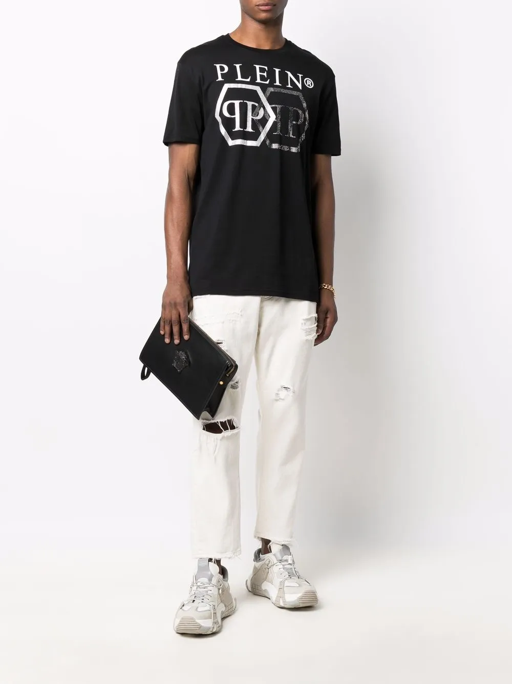 Philipp Plein playera con logo hexagonal | Playeras | Image 2