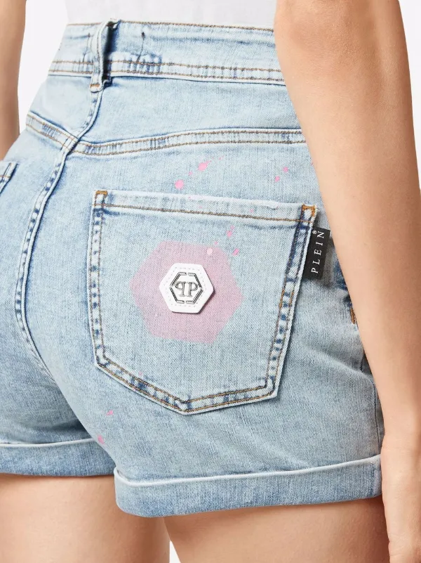 極細繊維クロス フィリッププレイン レディース ハーフパンツ・ショーツ ボトムス Denim shorts 通販 