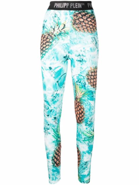 Philipp Plein pineapple skied leggings Women