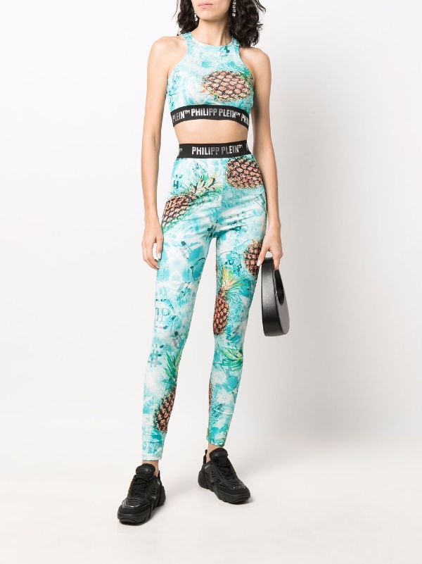 Philipp Plein logo-waistband Leggings - Farfetch