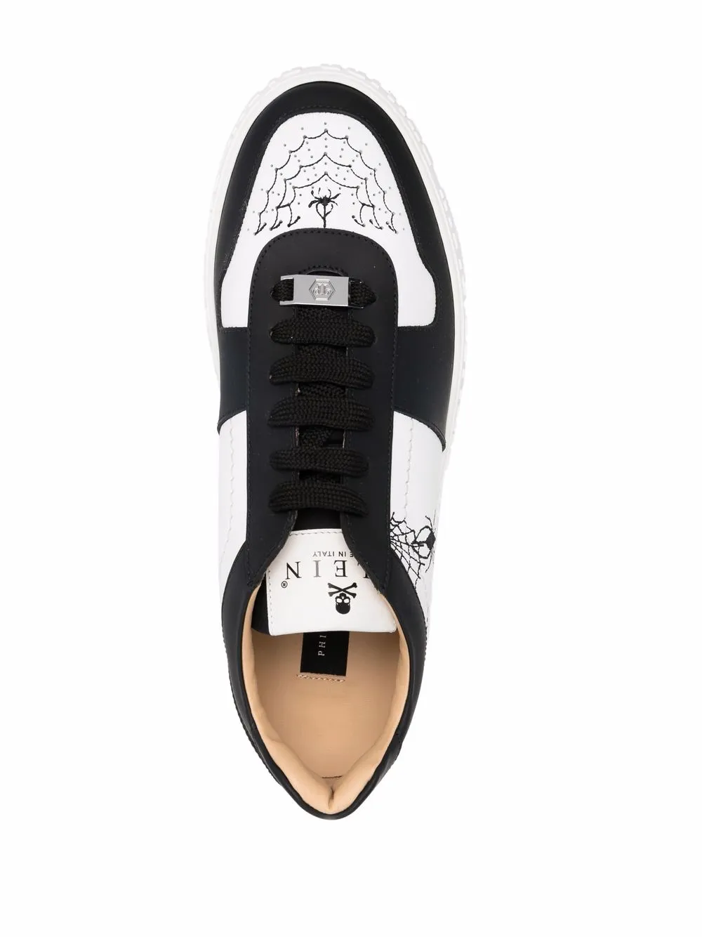 Shop Philipp Plein King Power Low-top Sneakers In Weiss