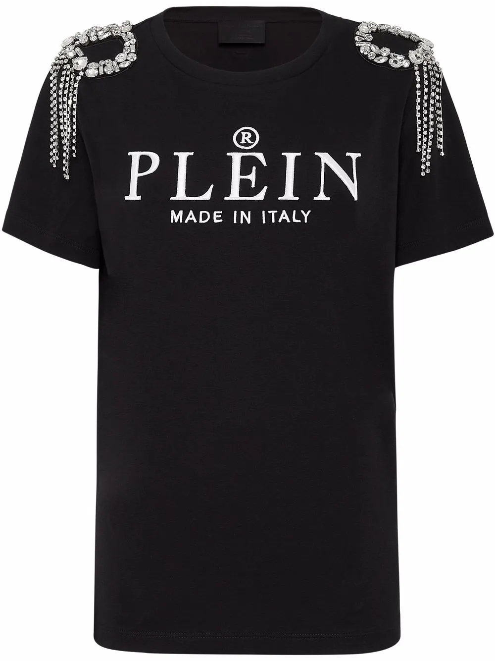 

Philipp Plein playera con detalles de cristal - Negro