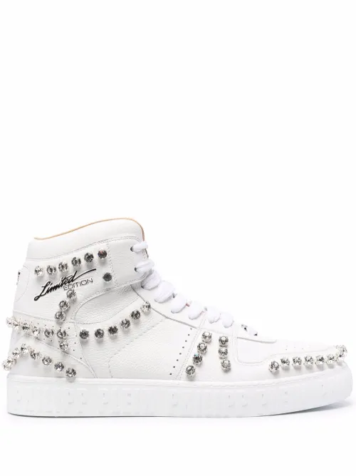 Baskets montantes à ornements en cristal - Philipp Plein - Modalova
