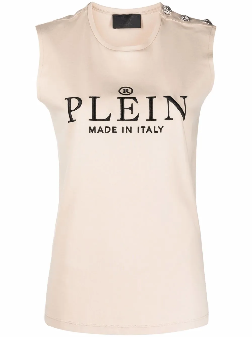 

Philipp Plein Iconic Plein logo tank top - Neutrals