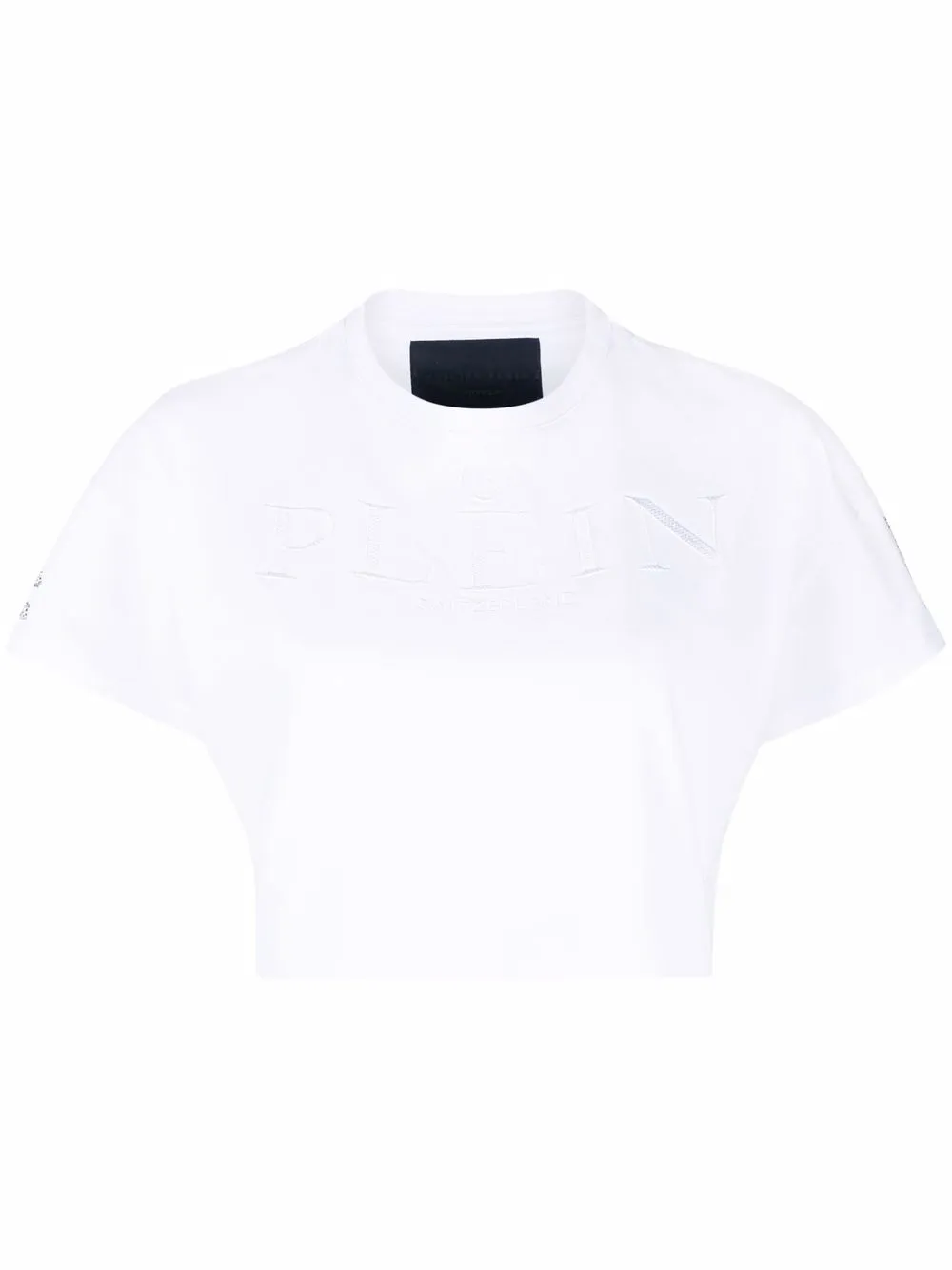 

Philipp Plein playera corta con motivo Skull - Blanco