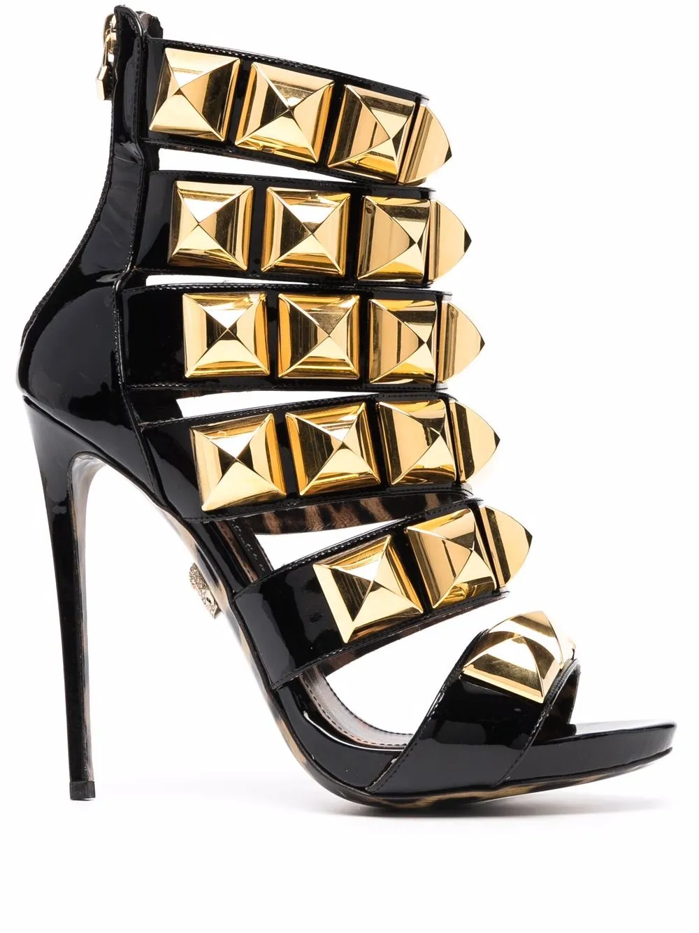 

Philipp Plein sandalias con apliques - Negro