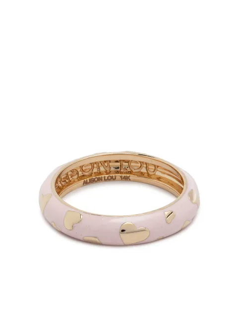 Alison Lou 14kt yellow gold Amour ring