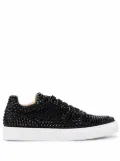 Philipp Plein King Power stud-embellished sneakers - Black