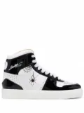 Philipp Plein leather high-top sneakers - White