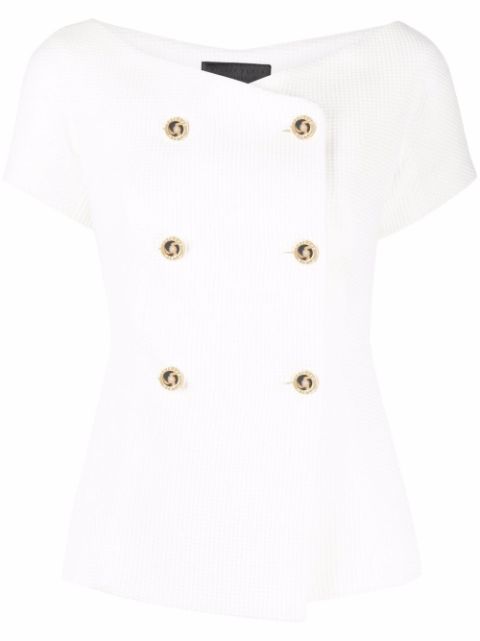 Philipp Plein double-breasted short-sleeve blazer Women