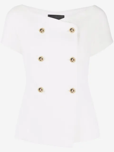 Philipp Plein double-breasted short-sleeve blazer
