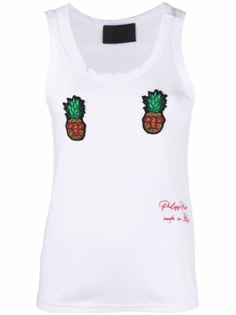 Philipp Plein pineapple tank top Women