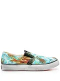 Philipp Plein Flame slip-on sneakers - Blue