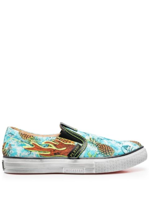 Philipp Plein Flame slip-on sneakers Men